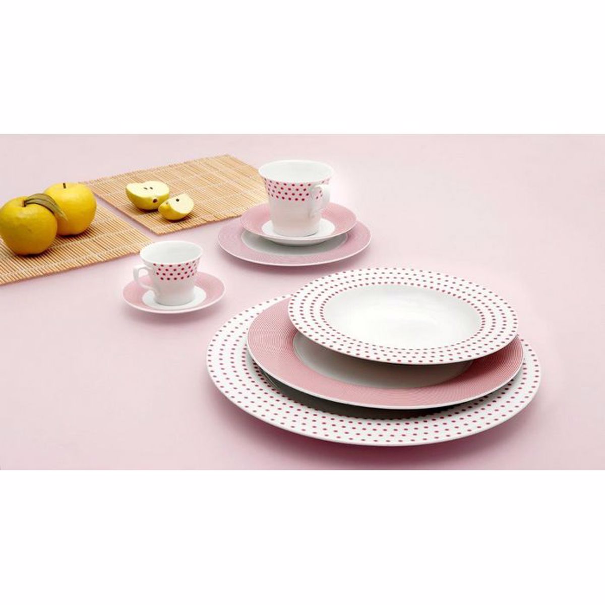 Cryspo Trio Serbitsio Fagtou 20 Temaxion Porselanis 'MATRIX' PINK 1530140